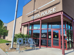Outside view of the Fruita Police Department Building.